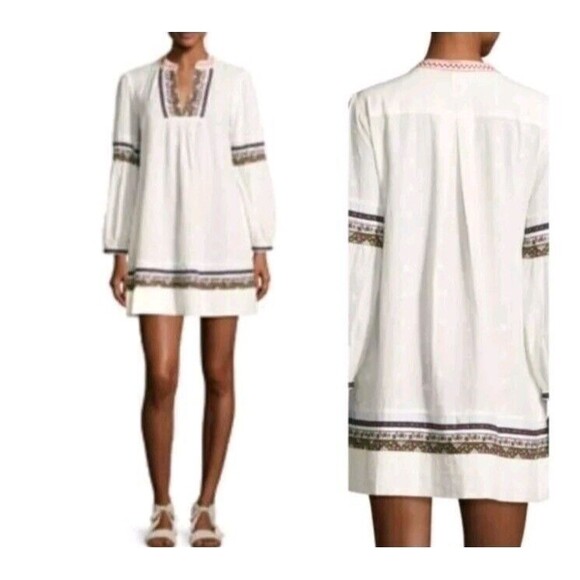 JETS by Jessika Allen Australia Sensory Embroidered Tunic Dress 10 - Picture 1 of 2